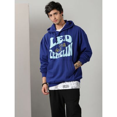 Led Zeppelin Oversized Hoodie Music Band in India