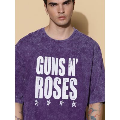 Oversized Paradise City Guns N Roses Music Tshirt In India By Silly Punter