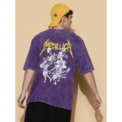 Oversized Metallica Music Band Tshirt In India By Silly Punter