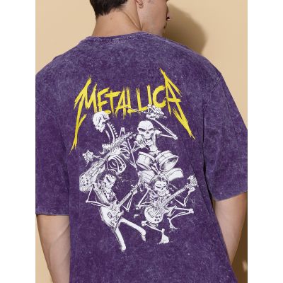 Oversized Metallica Music Band Tshirt In India By Silly Punter