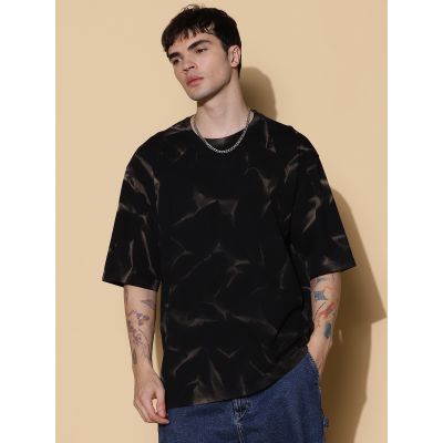 Oversized Nero Mist Essential Half Sleeves Tshirt In India by Silly Punter