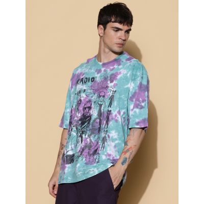 Oversized Radiohead Music Tie Dye Tshirt In India By Silly Punter