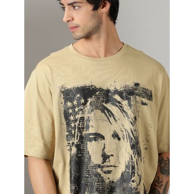 Oversized  Something In The Way Nirvana Kurt Cobain Music Tshirt In India 