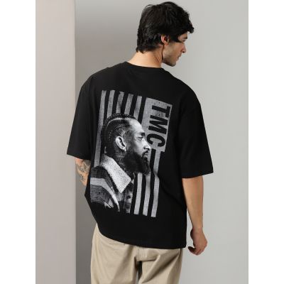 Oversized TMC Nipsey Hussle The Marathon Continues Hip Hop Tshirt In India