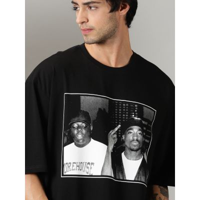 Oversized Trust Nobody Tupac and Biggie Tshirt In India By Silly Punter
