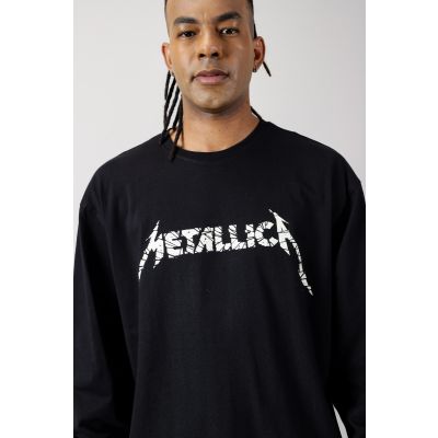 Oversized Ride The Lightning Metallica Music Tshirt In India by Silly Punter