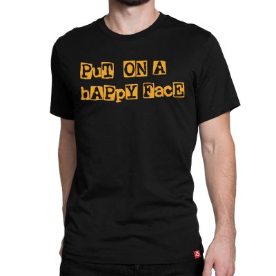 Put On A Happy Face Joker Movie Tshirt In India by Silly Punter