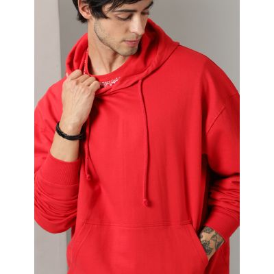 Red Oversized Hoodie In India By Silly Punter