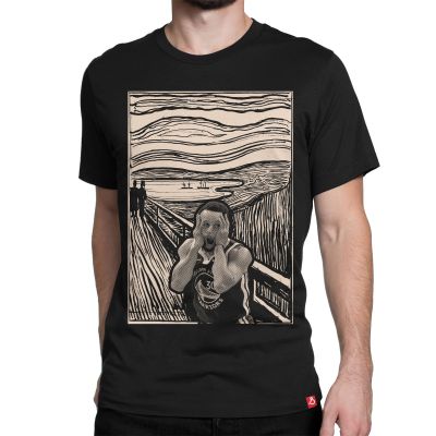 Scary Curry The Scream Basketball Tshirt In India By Silly Punter