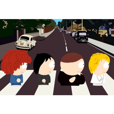 Tv-Show South Park The Abbey Road poster in India by sillypunter