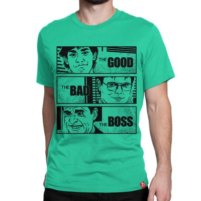 The Good The Bad The Boss The Office Tshirt In Inida By Silly Punter
